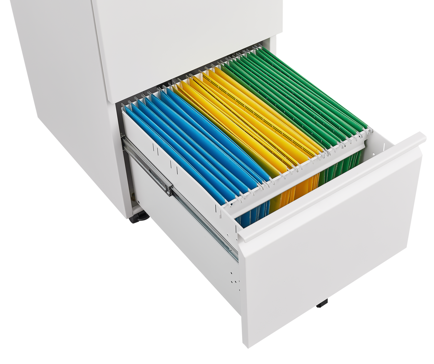 2 Drawer Mobile File Cabinet with Lock, Desk Office