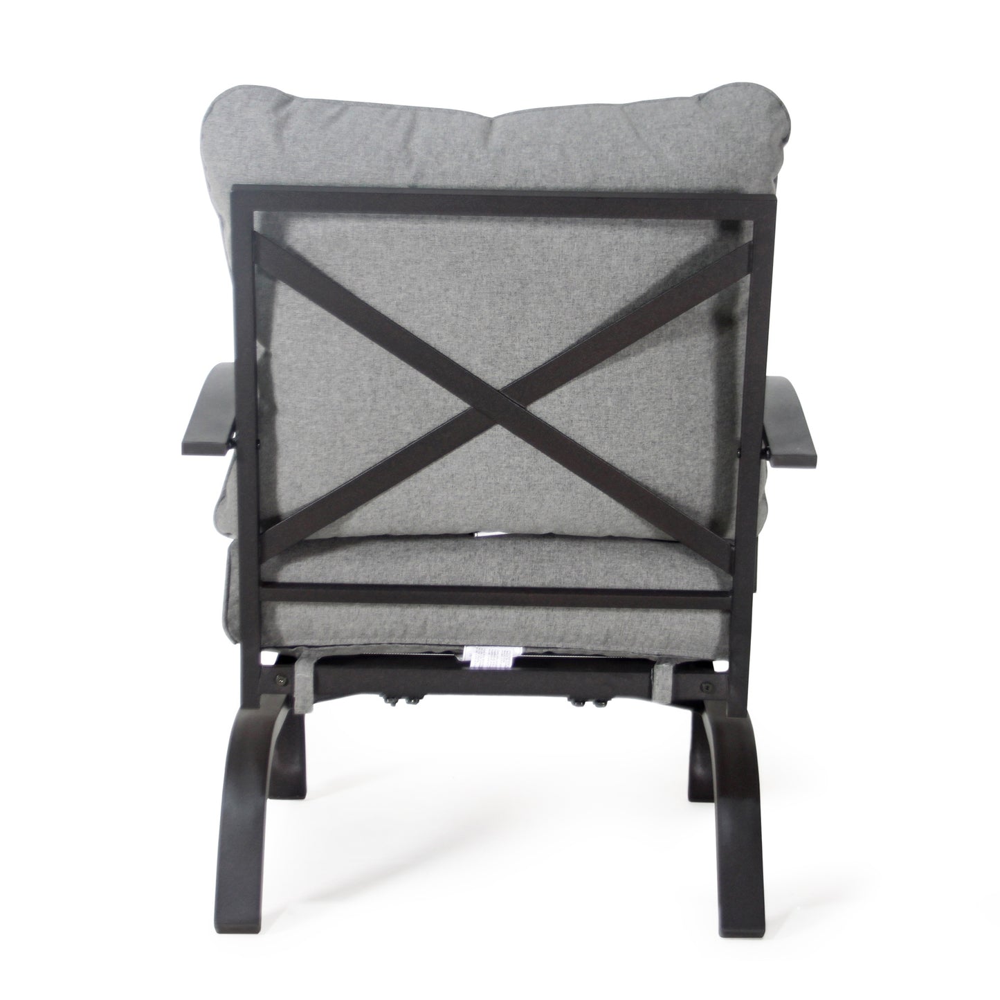 Fire Pit Table with Rocking Chair,4 - Person Outdoor Seating
