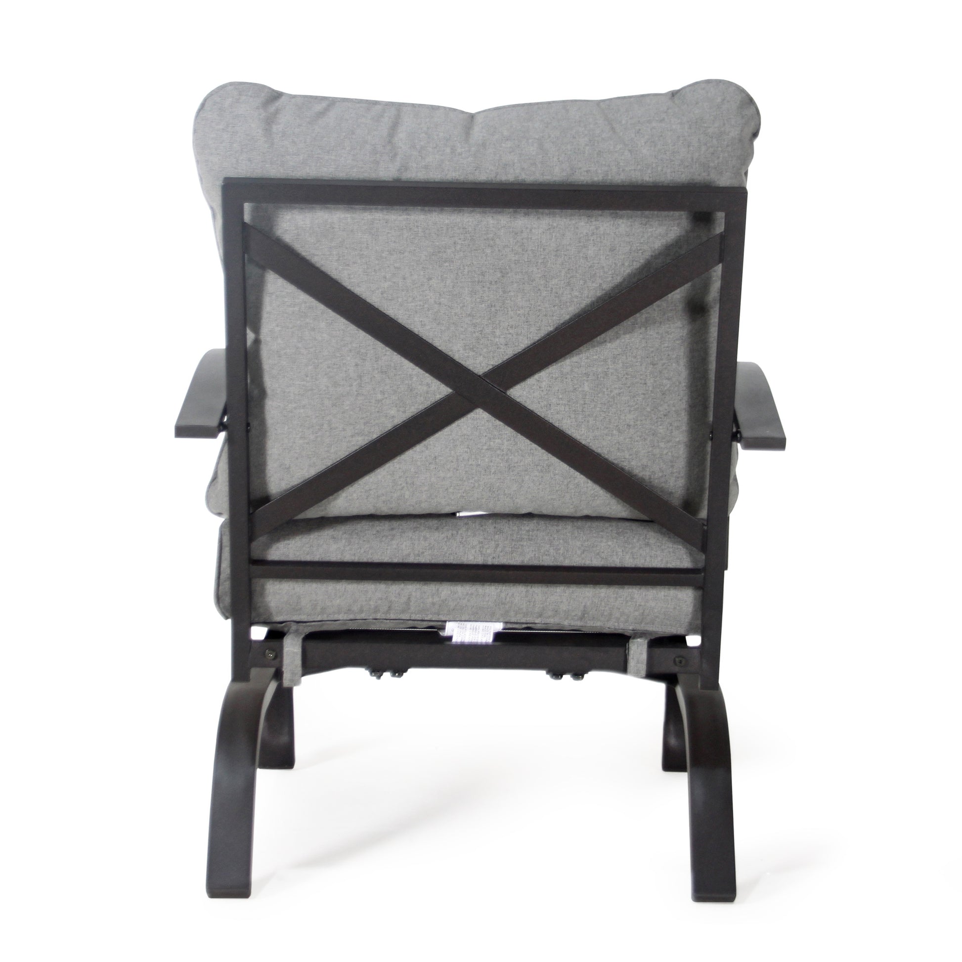 Fire Pit Table with Rocking Chair,4 - Person Outdoor Seating