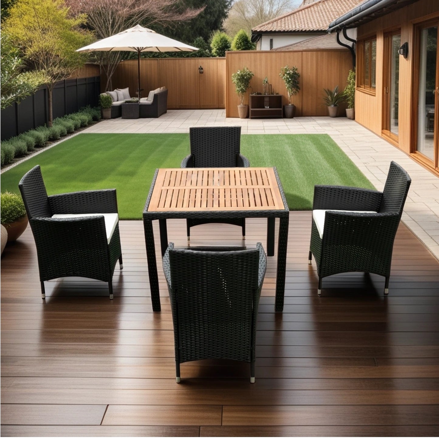 5 piece Outdoor Patio Dining Set Patio
