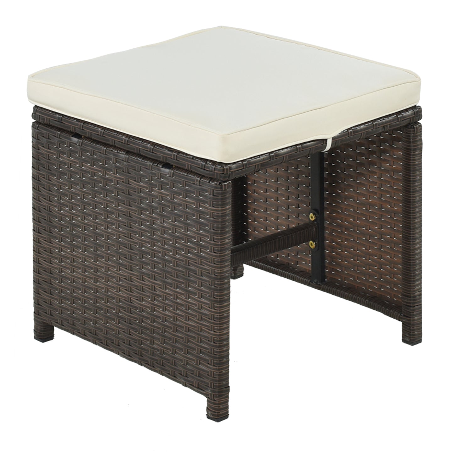 11-Piece Patio All-Weather P Dining Table Set Tabletop