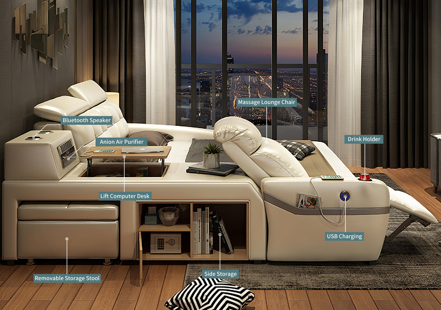 Multifunctional Smart Bed | Futuristic Furniture