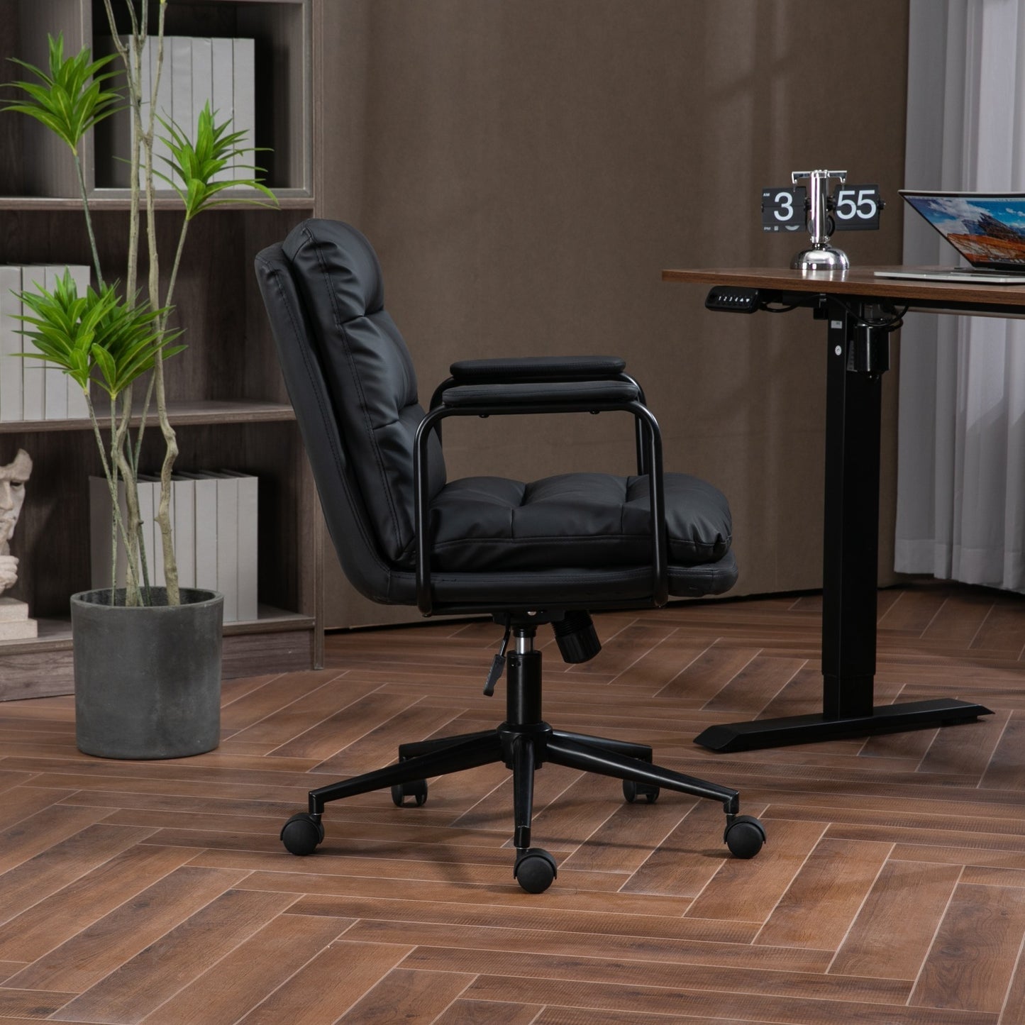 Office Chair, Home Office Desk Task Chair, Wheels, Arms