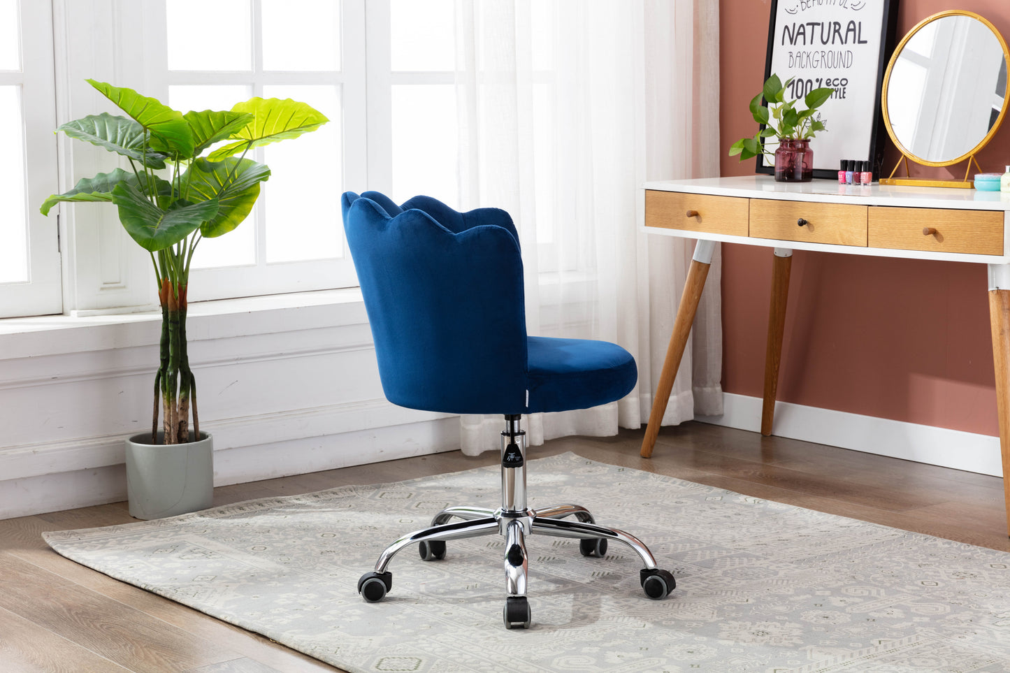 Modern Leisure office Chair Blue
