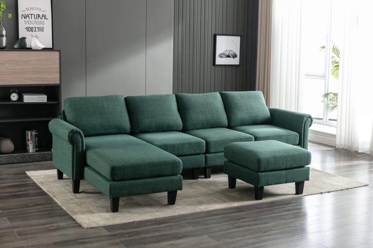 COOLMORE Accent Living Room Sofa Sectional