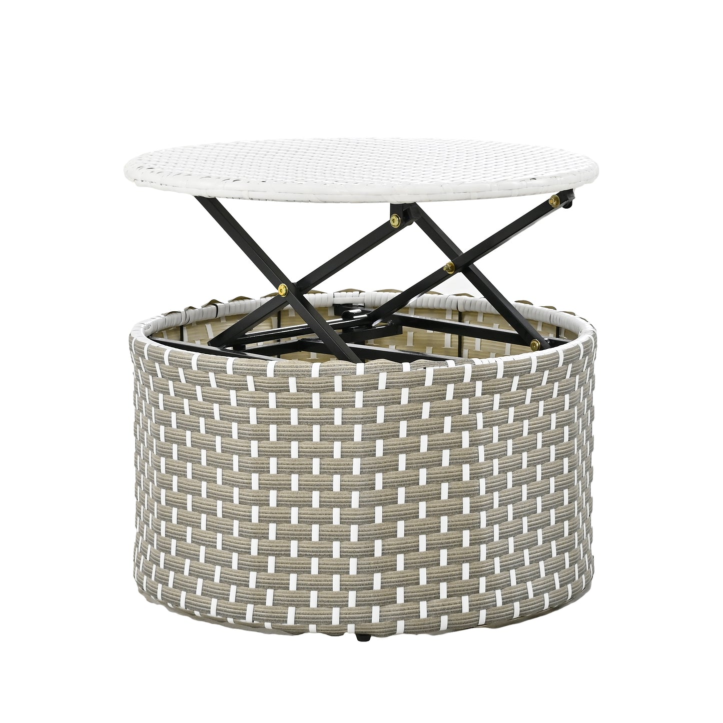 Patio Furniture Round Outdoor Sectional Sofa Set