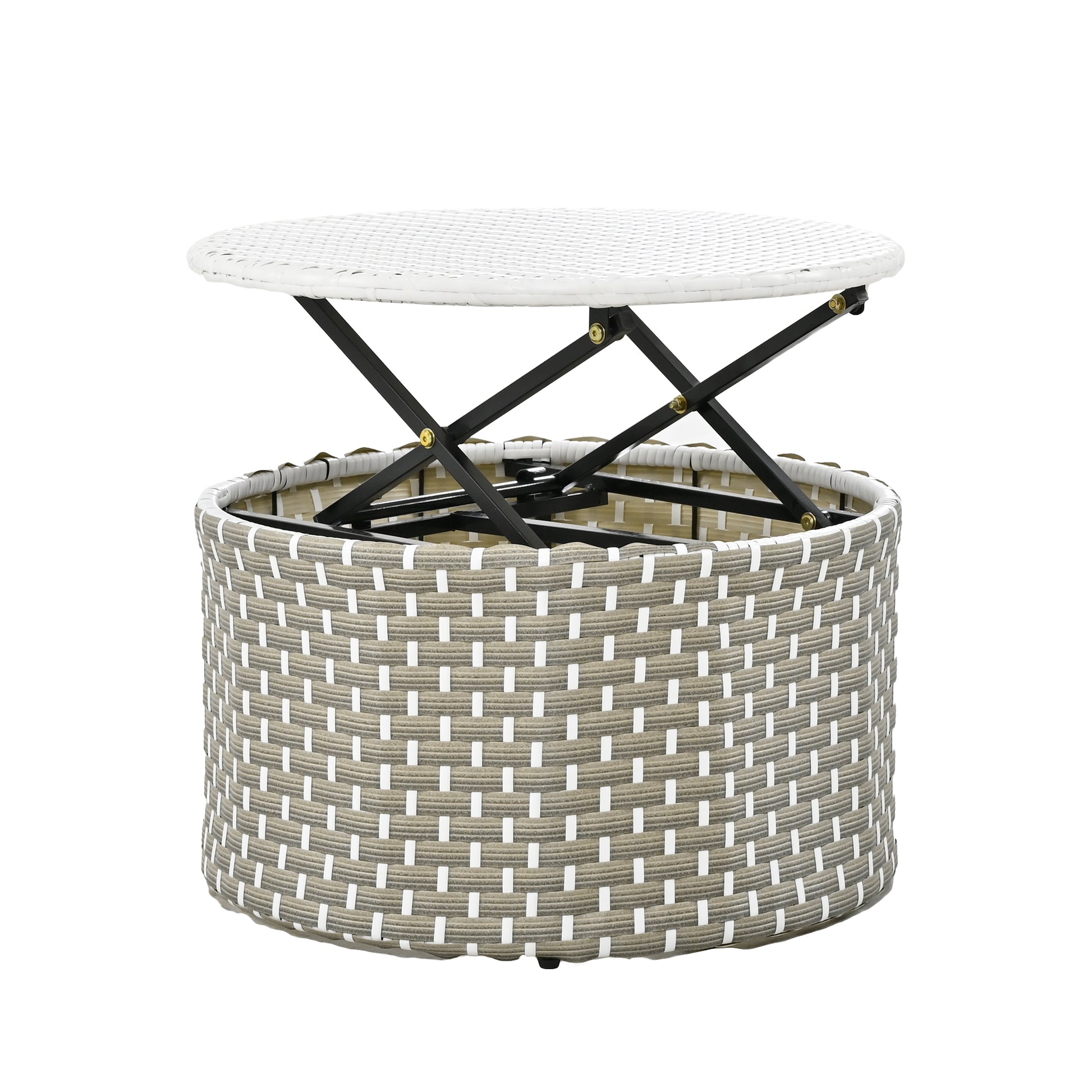 Patio Furniture Round Outdoor Sectional Sofa Set