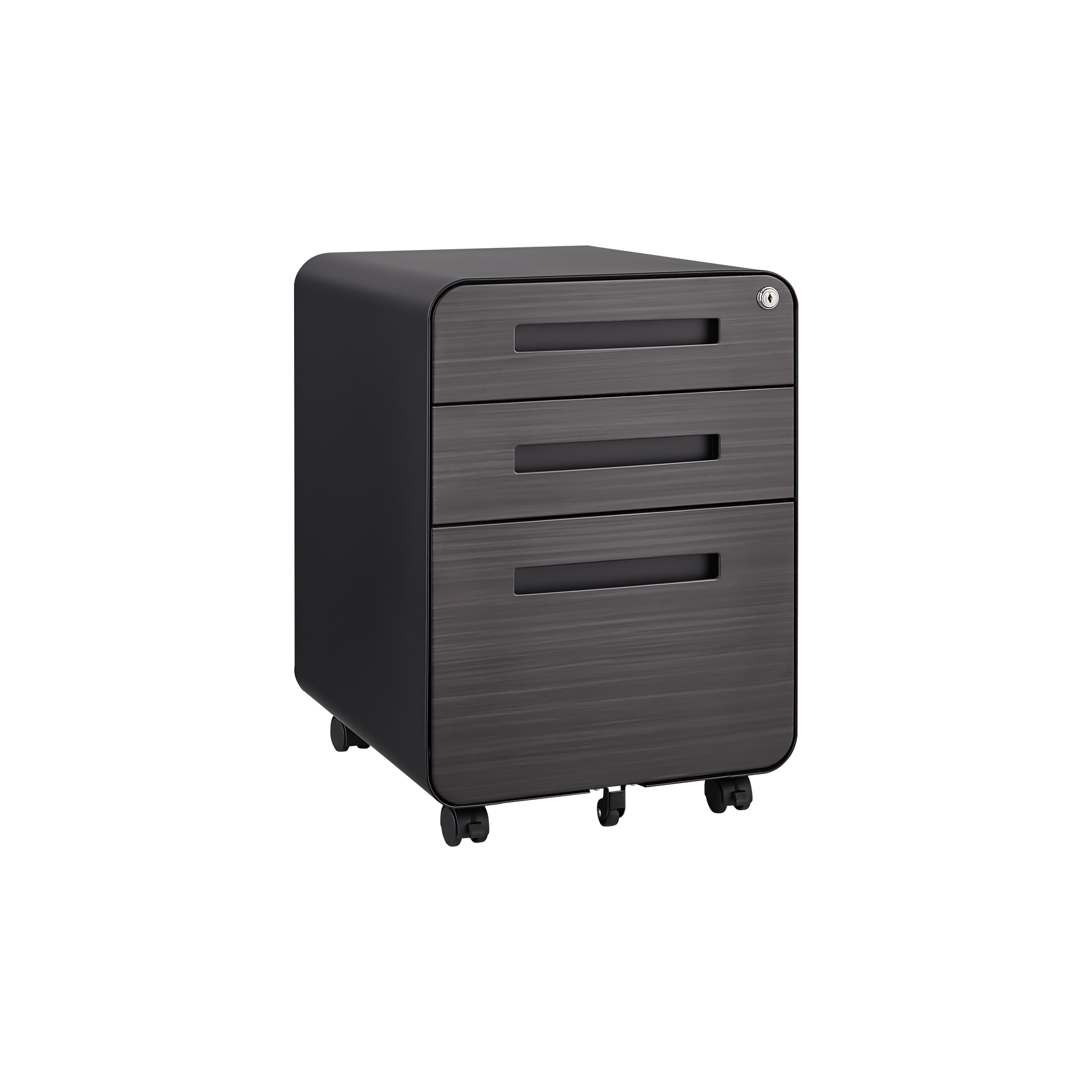 3 Drawer Mobile File Cabinet Under Desk Office