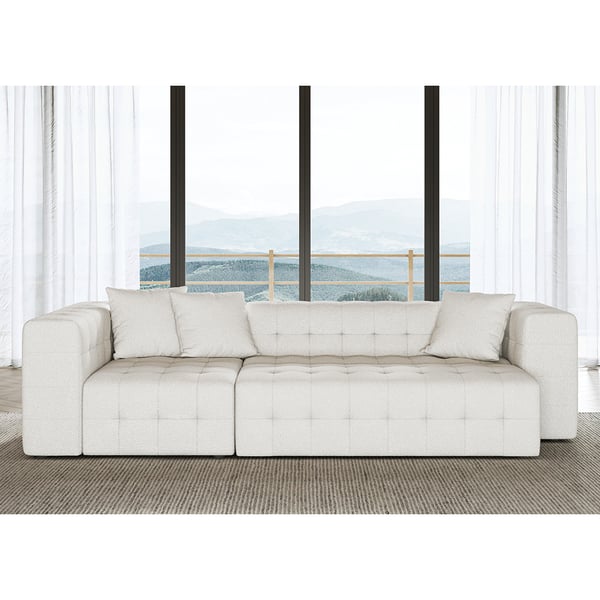 Full Convertible Power Sleeper Sectional Sofa, 3 Pillows