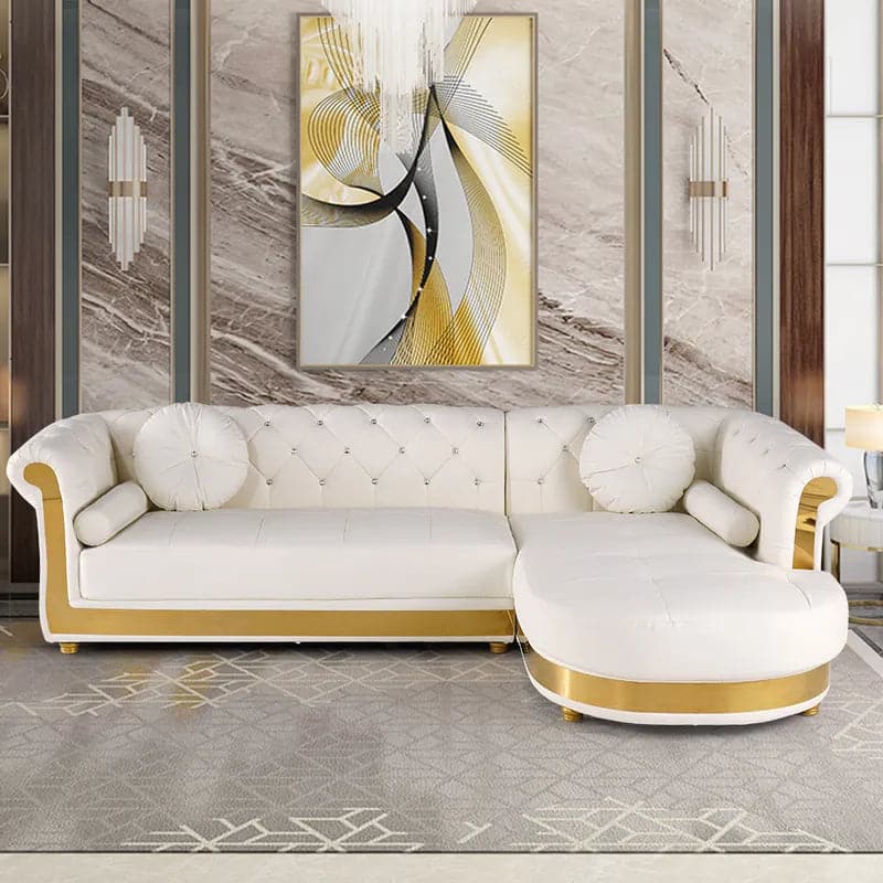 L-Shaped Sectional Sofa: 5-Seater Loveseat