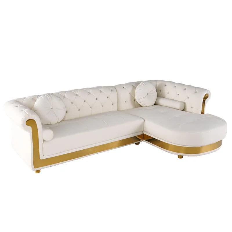 L-Shaped Sectional Sofa: 5-Seater Loveseat