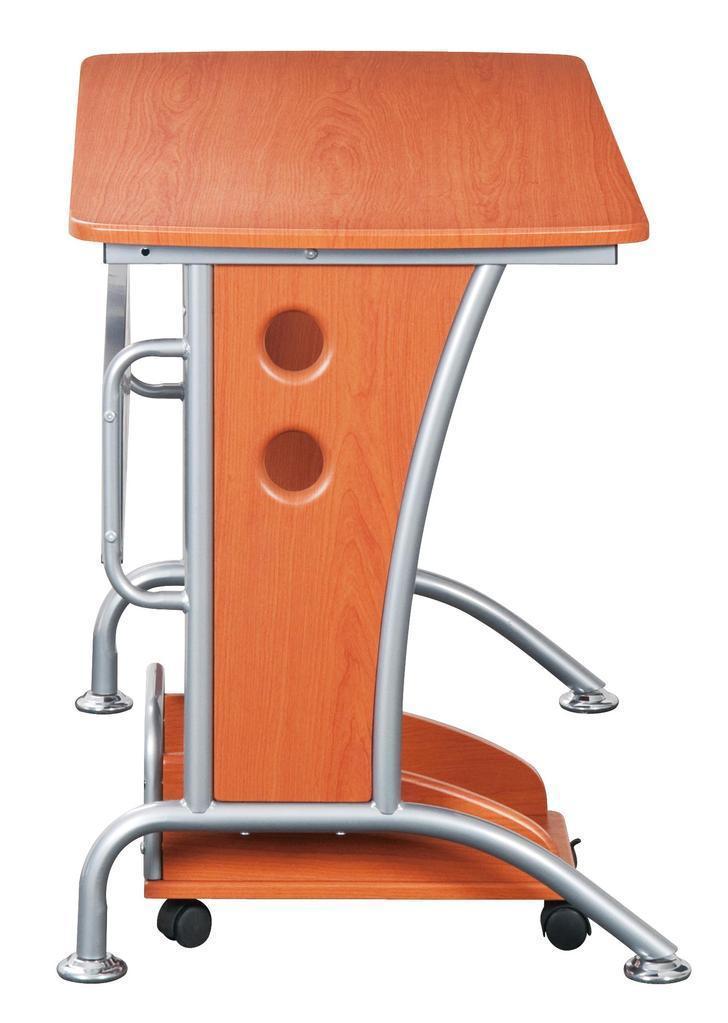 Techni Mobili Modern Computer Desk With Mobile CPU Caddy