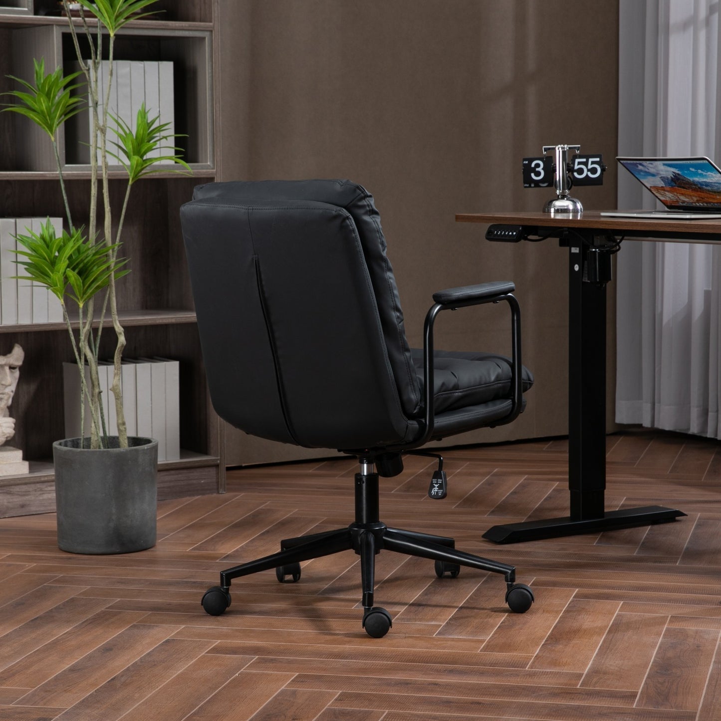 Office Chair, Home Office Desk Task Chair, Wheels, Arms