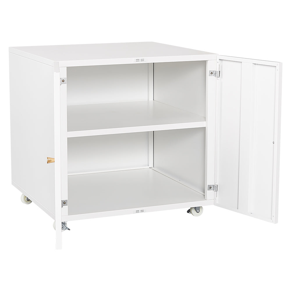 Printer Stand Storage Mobile Adjustable Shelf File Cabinet on Wheels