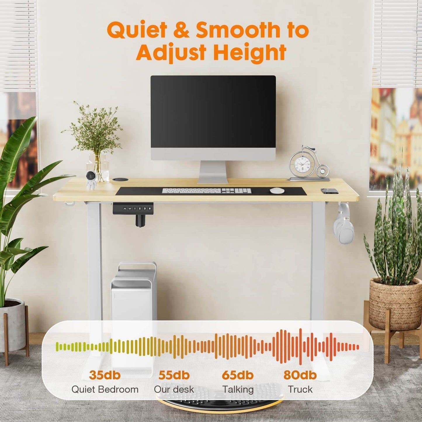 Electric Height Adjustable Standing Desk