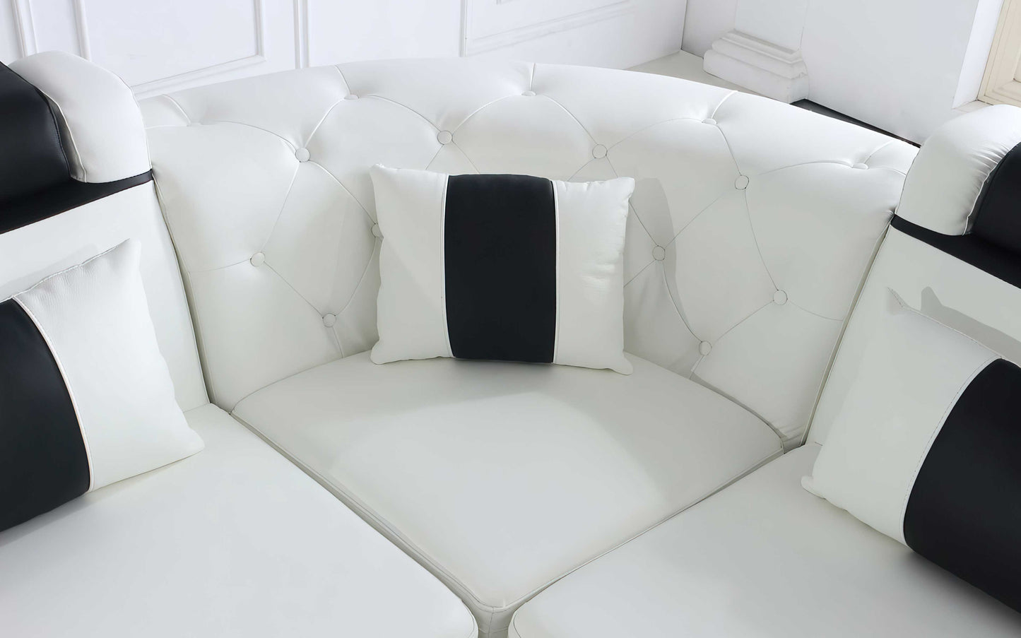 Tion Modern Sectional Sofa with LED Light