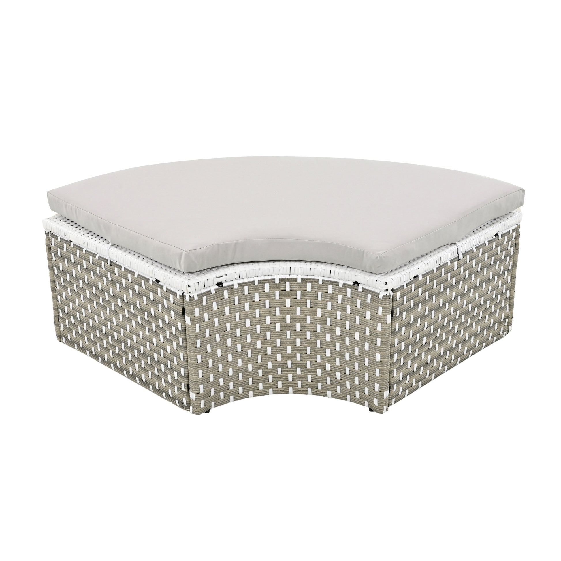 Patio Furniture Round Outdoor Sectional Sofa Set