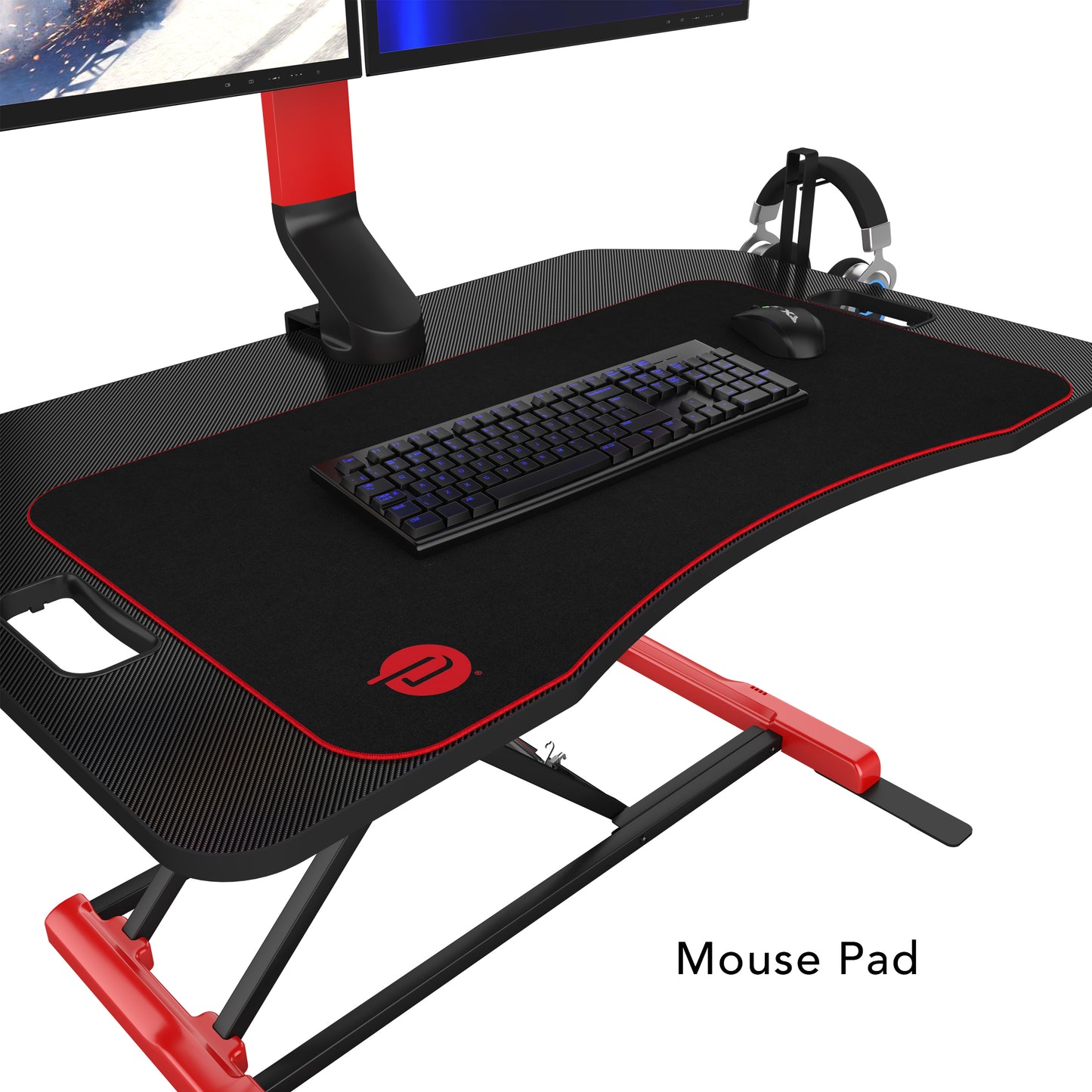 Gaming Riser Black/Red