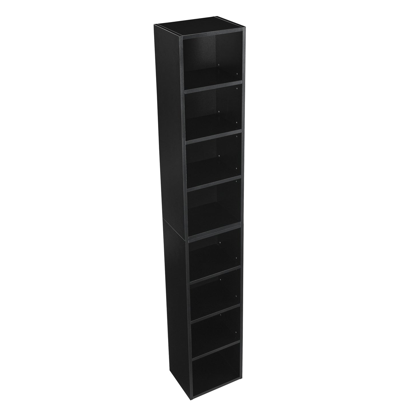 Slim Storage Cabinet with Adjustable Shelves for Home Office