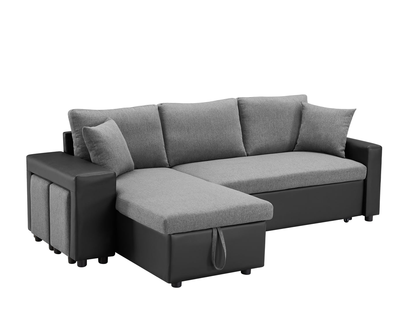 Artemax Linen Reversible Sleeper Sectional