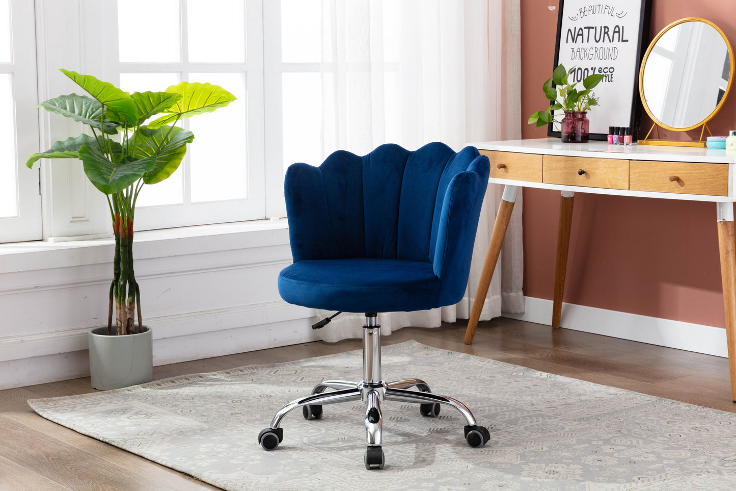 Modern Leisure office Chair Blue