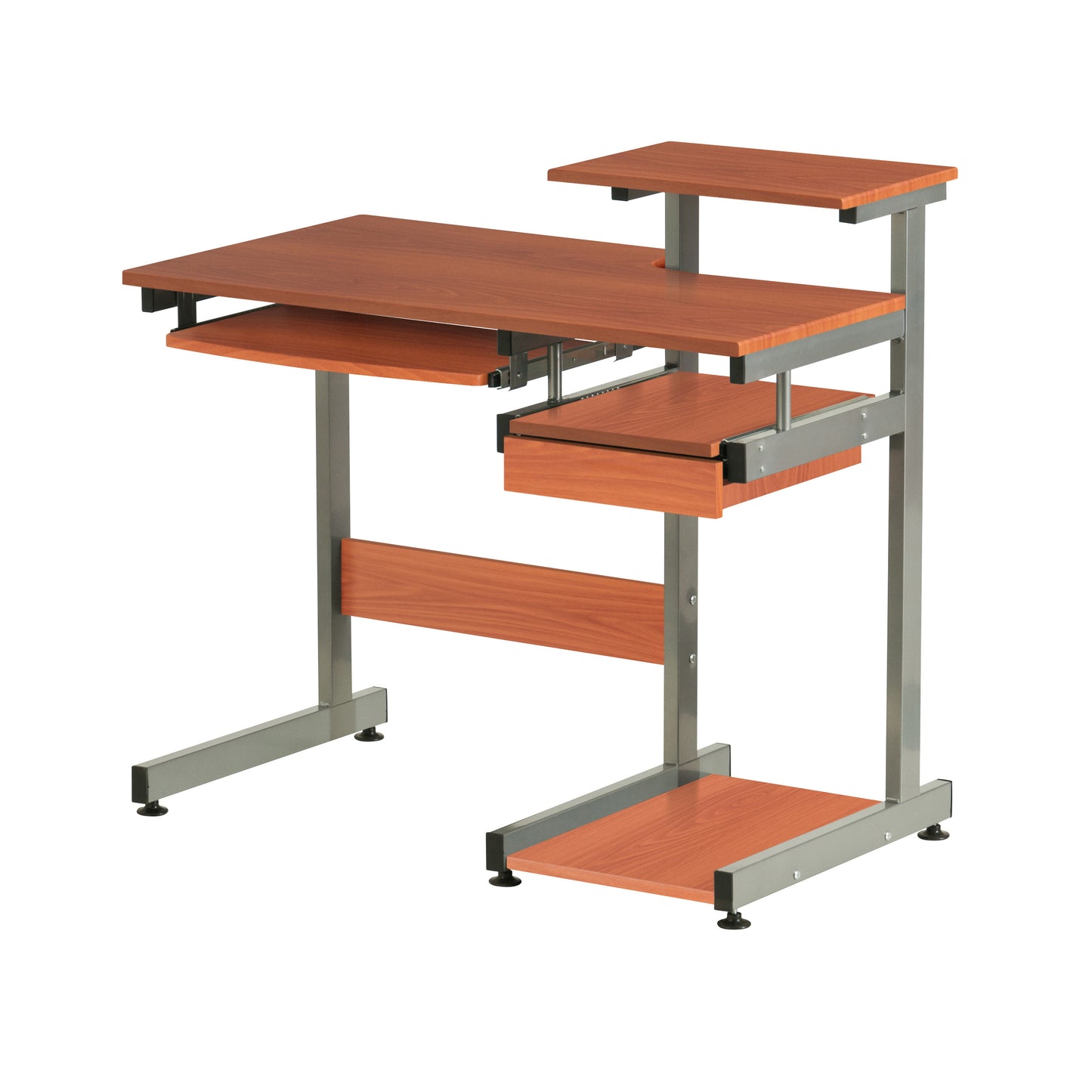 Computer Workstation Desk, Woodgrain