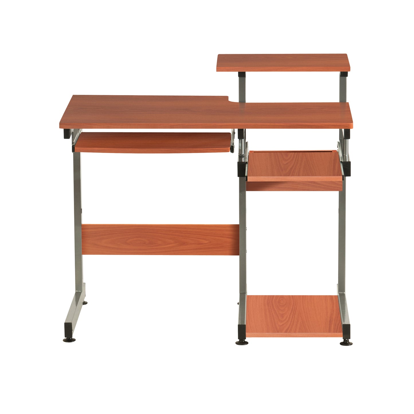 Computer Workstation Desk, Woodgrain
