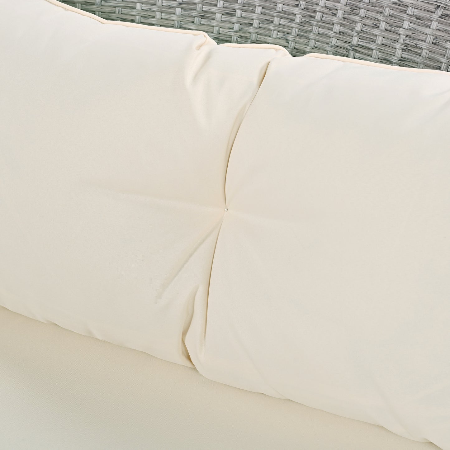 U_Style 6 - Person Fan-shaped Rattan Suit, Table,