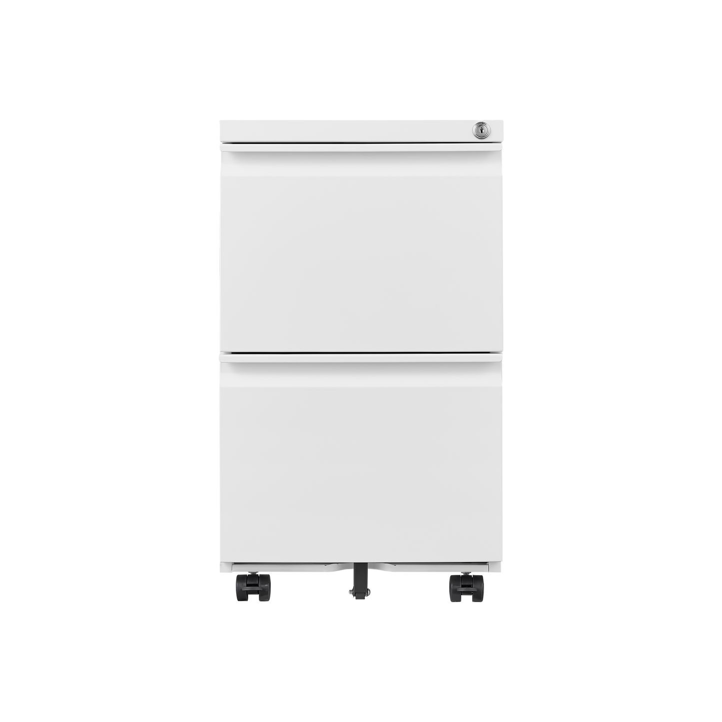2 Drawer Mobile File Cabinet with Lock, Desk Office