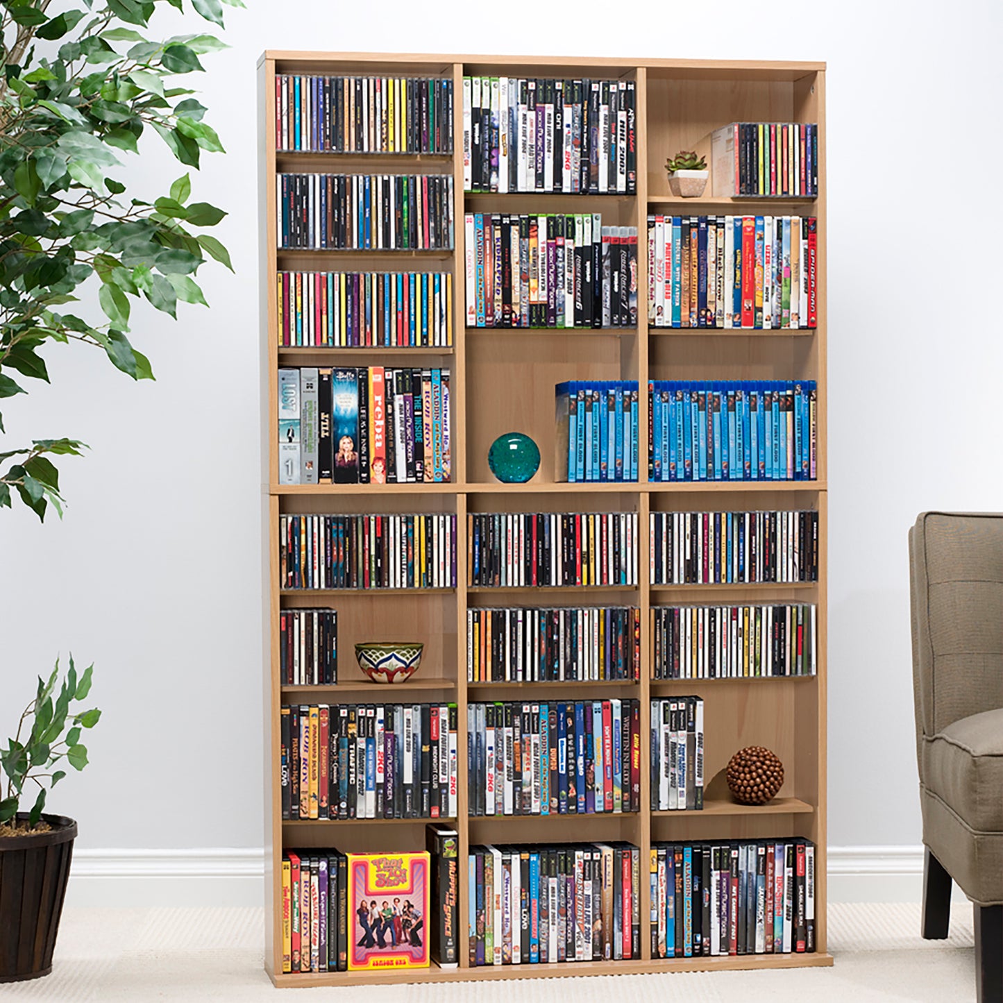 Oskar Media 756 Wall-Unit in Maple