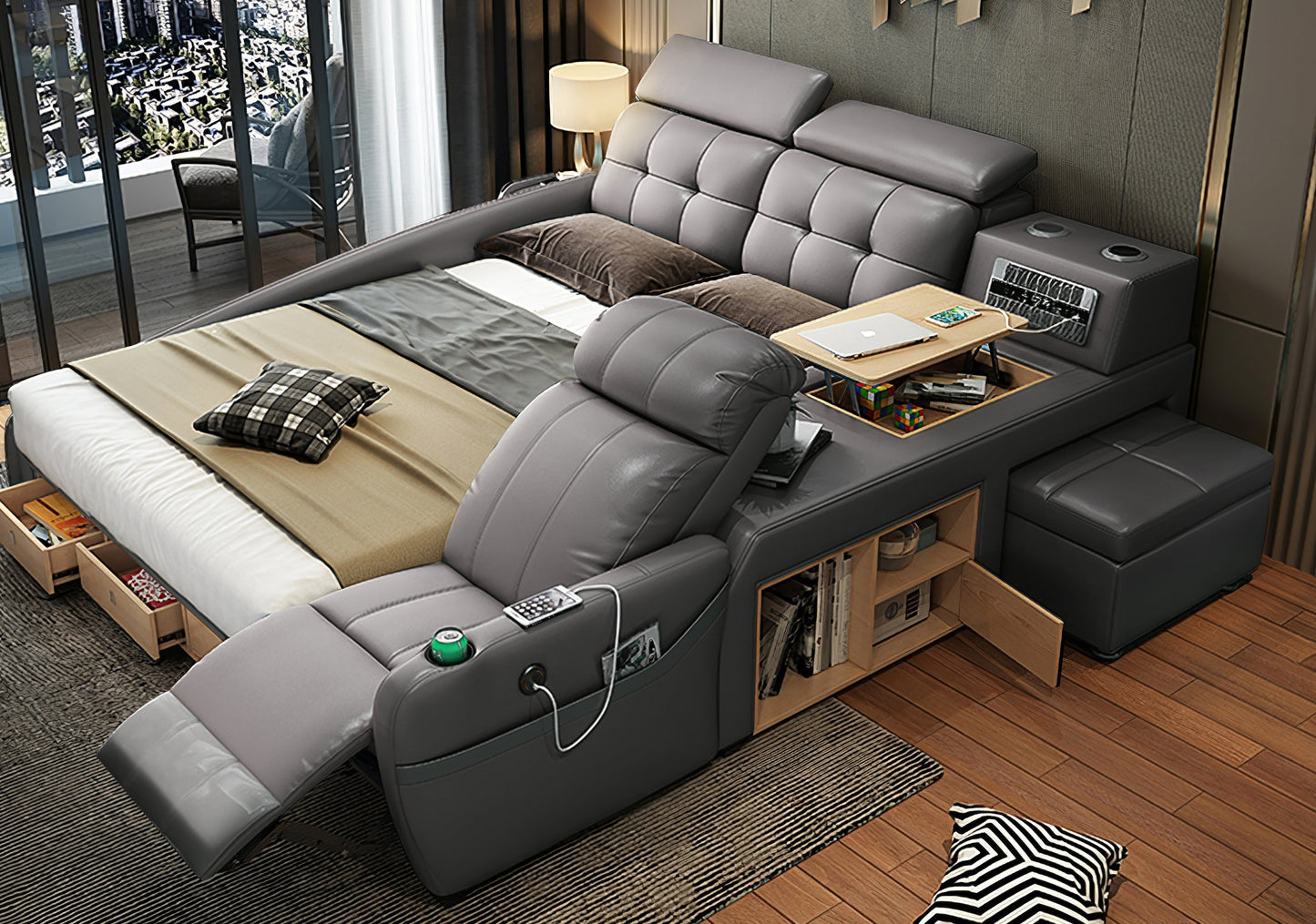 Multifunctional Smart Bed | Futuristic Furniture
