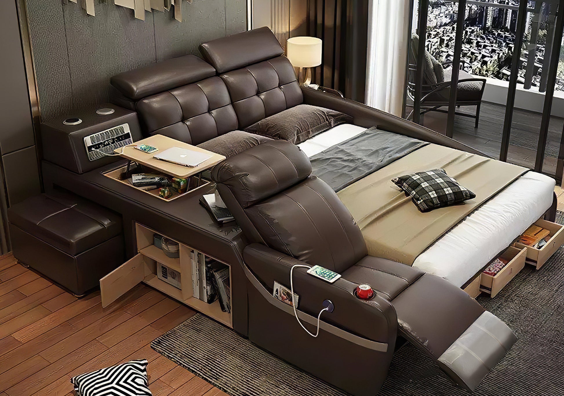 Multifunctional Smart Bed | Futuristic Furniture