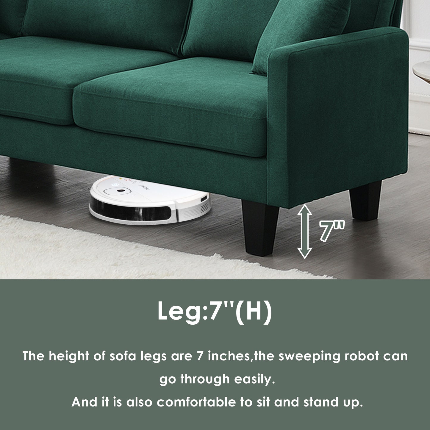Sectional Sofa, 5-Seat Set, Chaise Lounge, Living Room