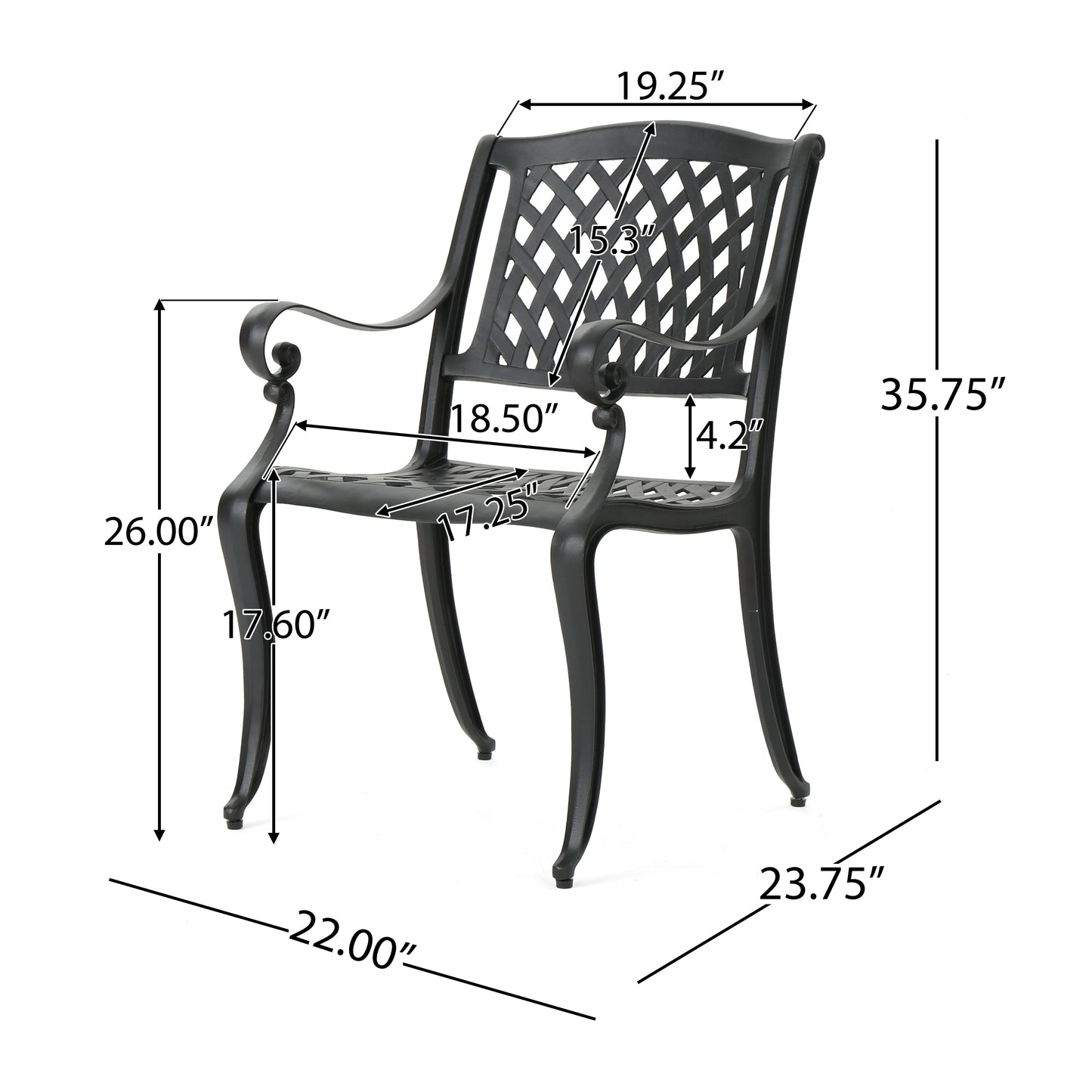 CAYMAN ARCH MESH I CHAIR