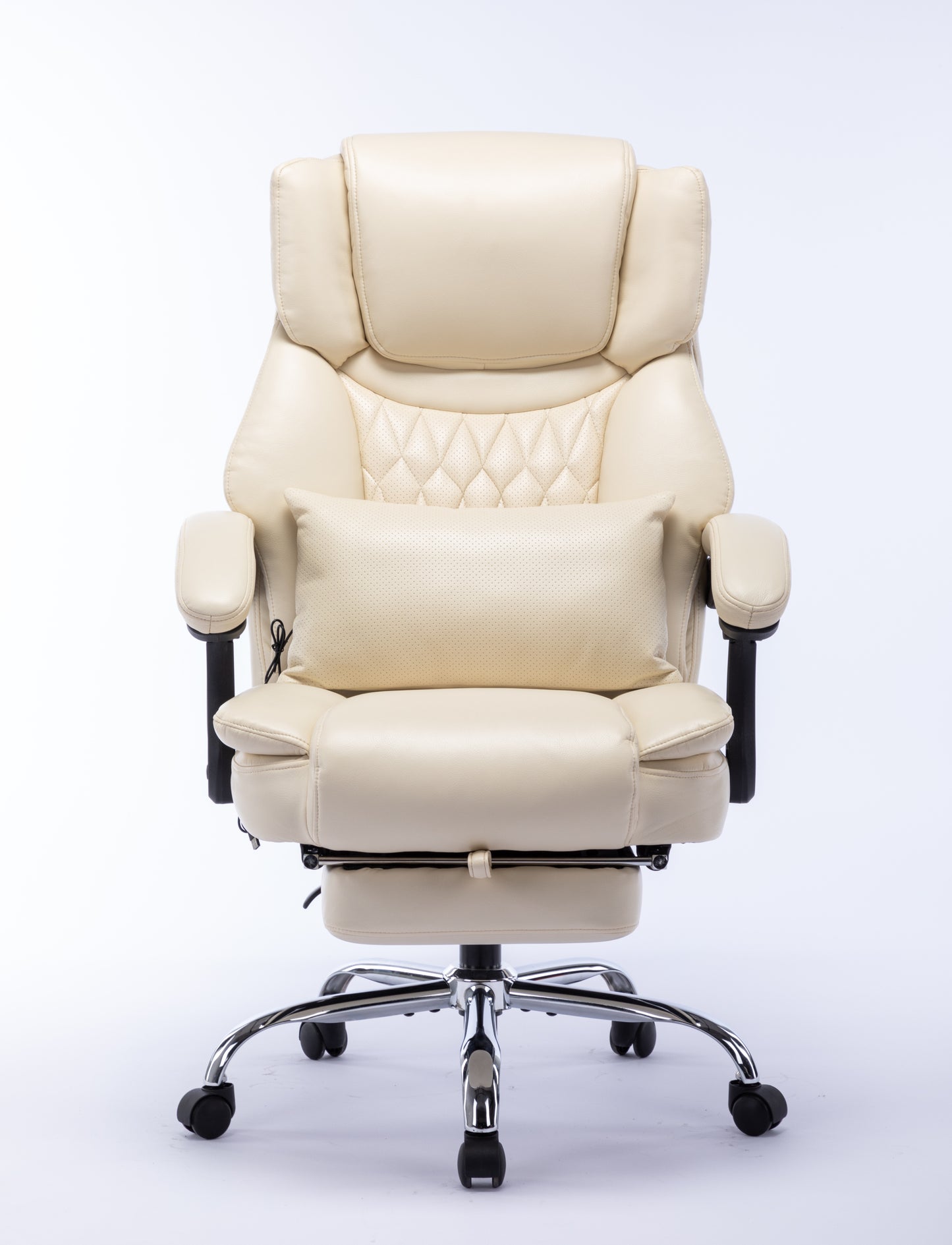 Massage Reclining Office Chair, Footrest, Executive Home Desk