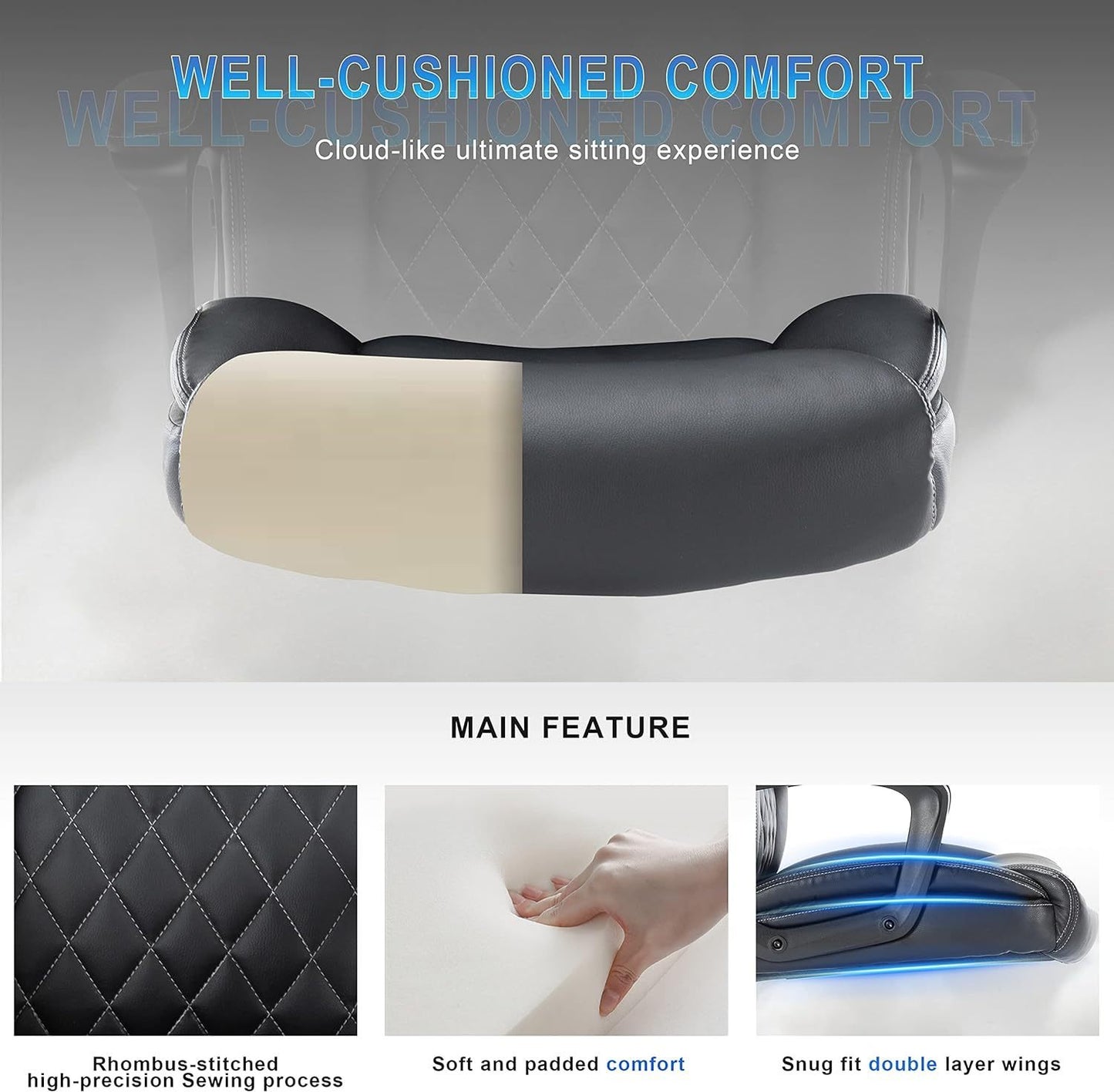 Executive Office Desk Chair Leather Office Chair