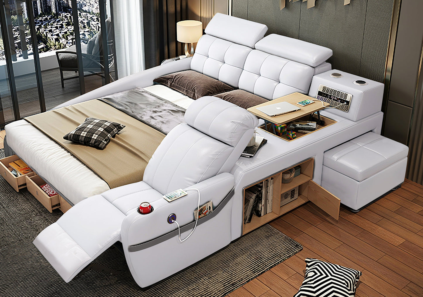 Multifunctional Smart Bed | Futuristic Furniture