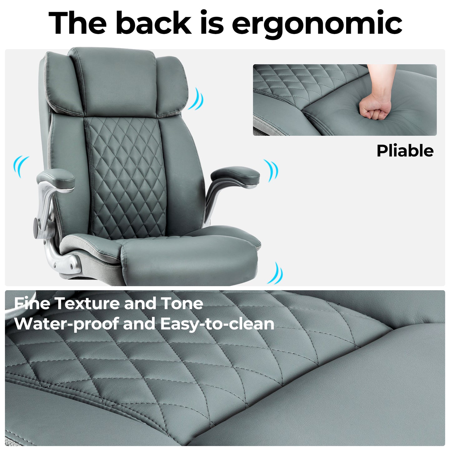 Swivel Office Room Chair Executive Desk Chair Velvet