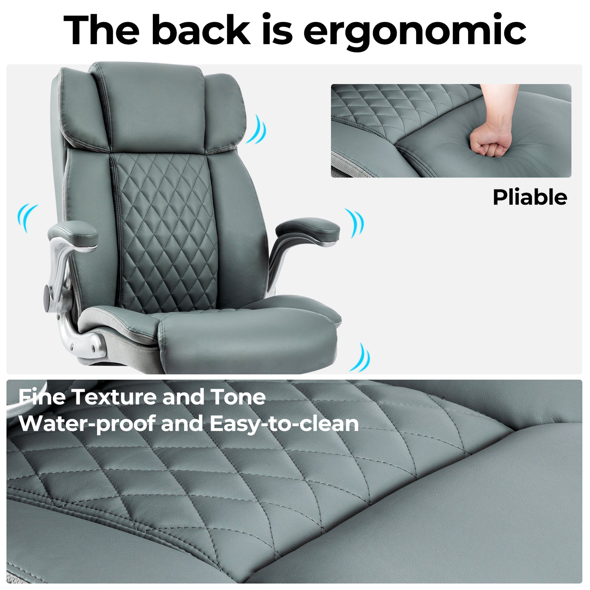 Swivel Office Room Chair Executive Desk Chair Velvet