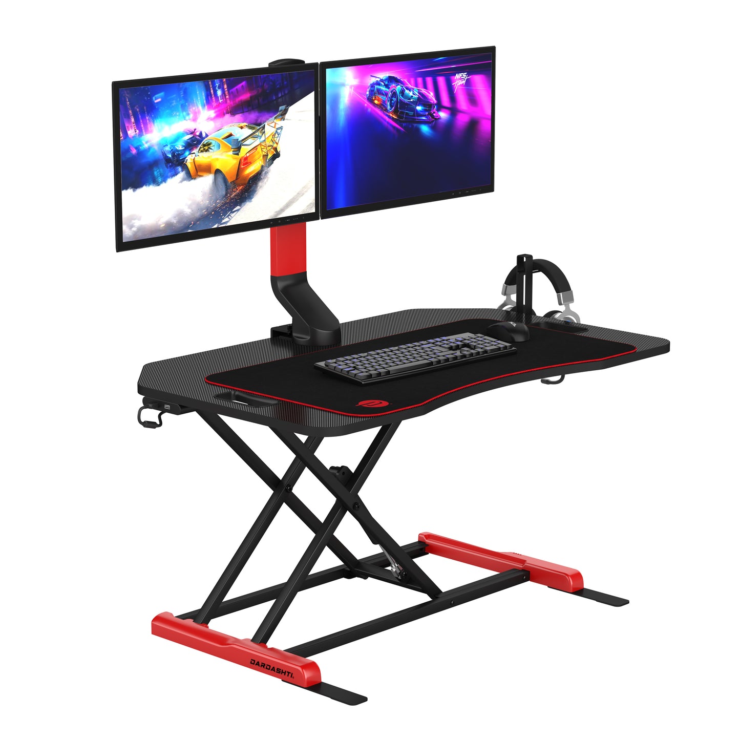 Gaming Riser Black/Red