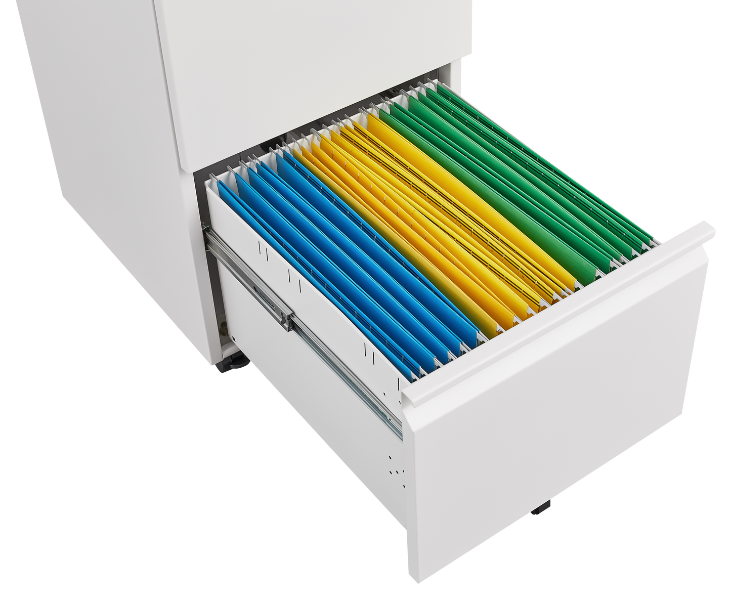 2 Drawer Mobile File Cabinet with Lock, Desk Office