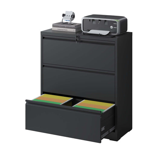 3 Drawer Filing Cabinet Lockable for Home Office