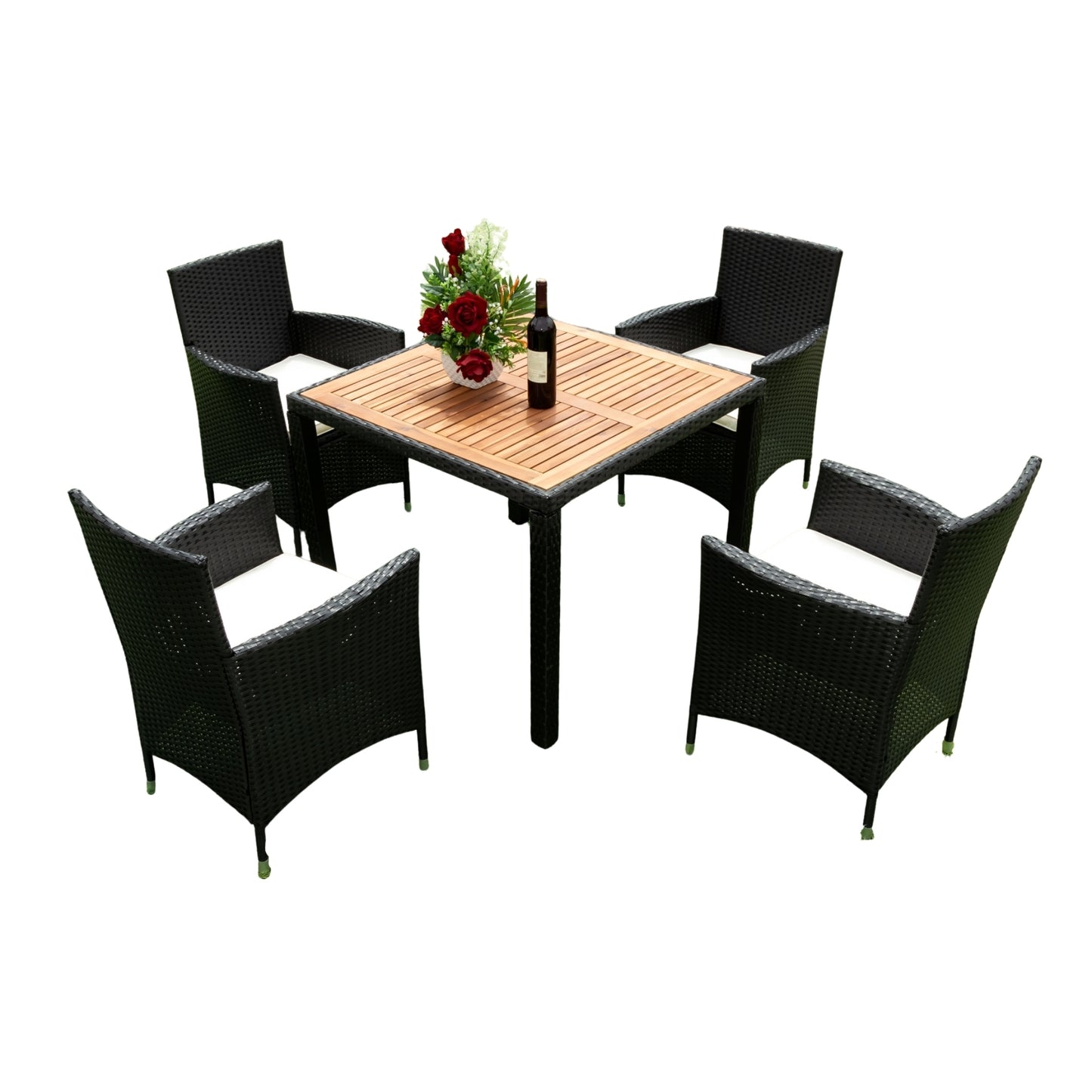 5 piece Outdoor Patio Dining Set Patio