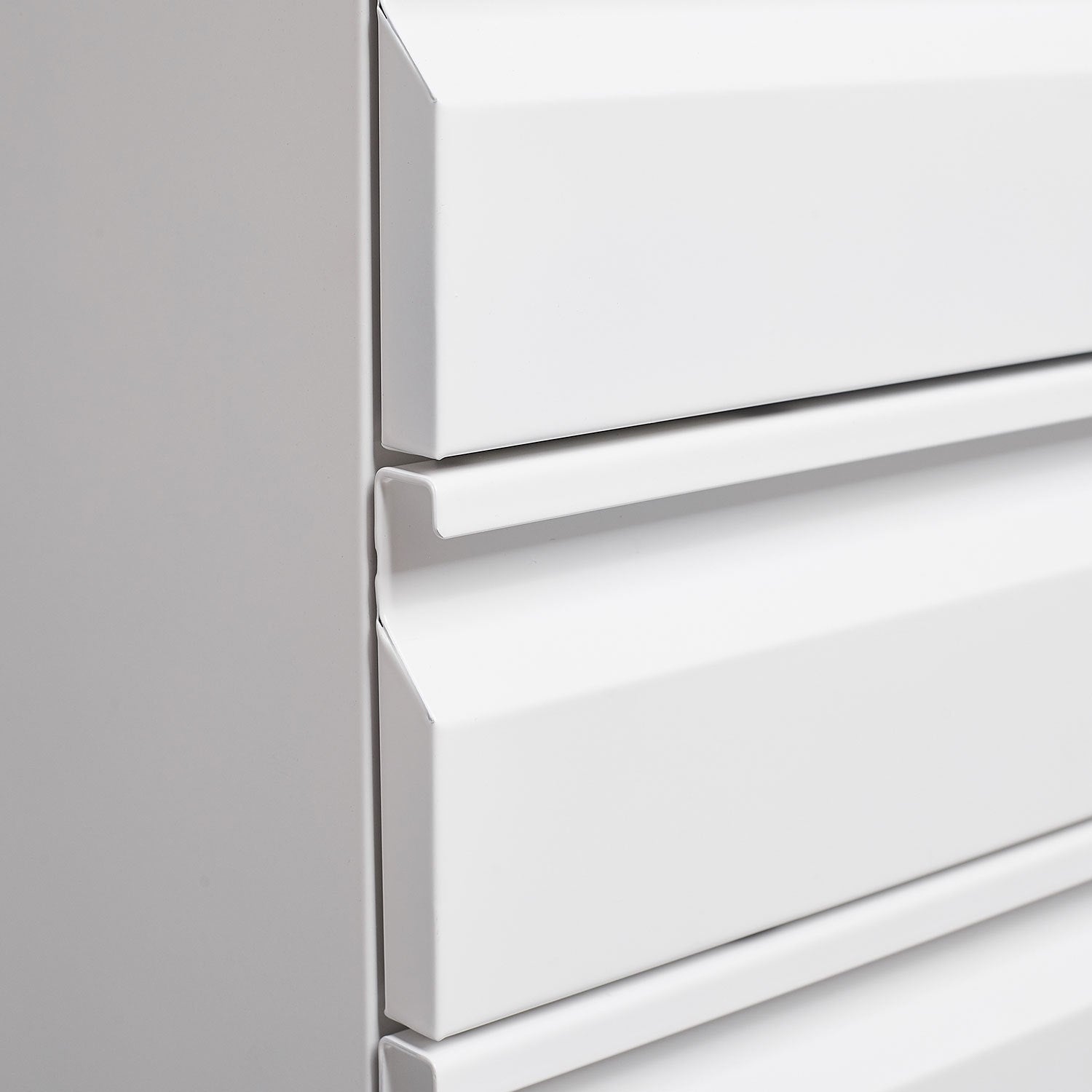 3-Drawer Mobile File Cabinet with Lock, Office Storage