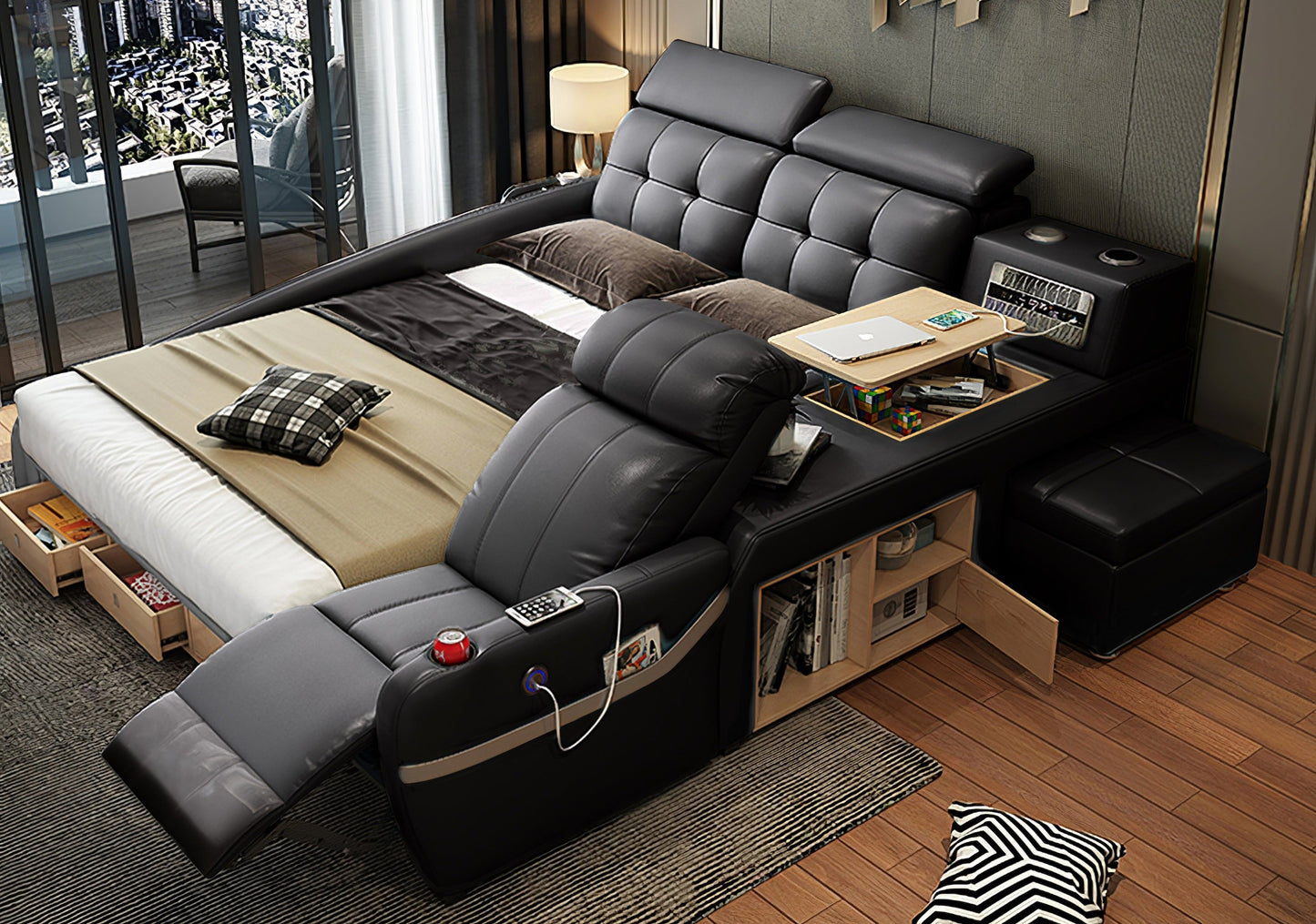Multifunctional Smart Bed | Futuristic Furniture