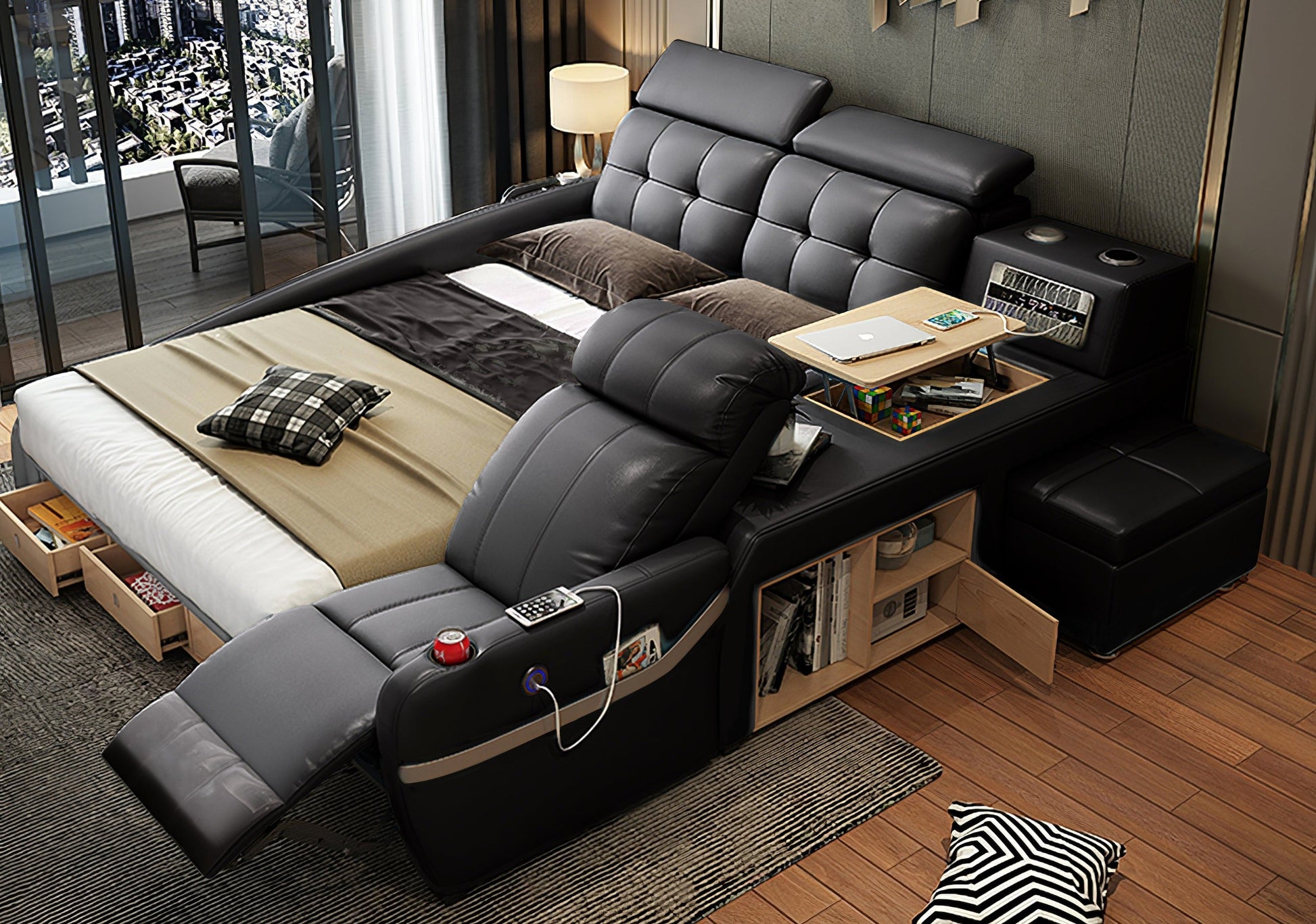 Multifunctional Smart Bed | Futuristic Furniture