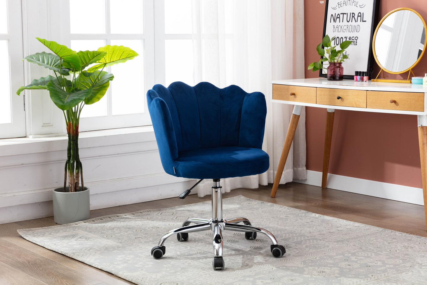 Modern Leisure office Chair Blue