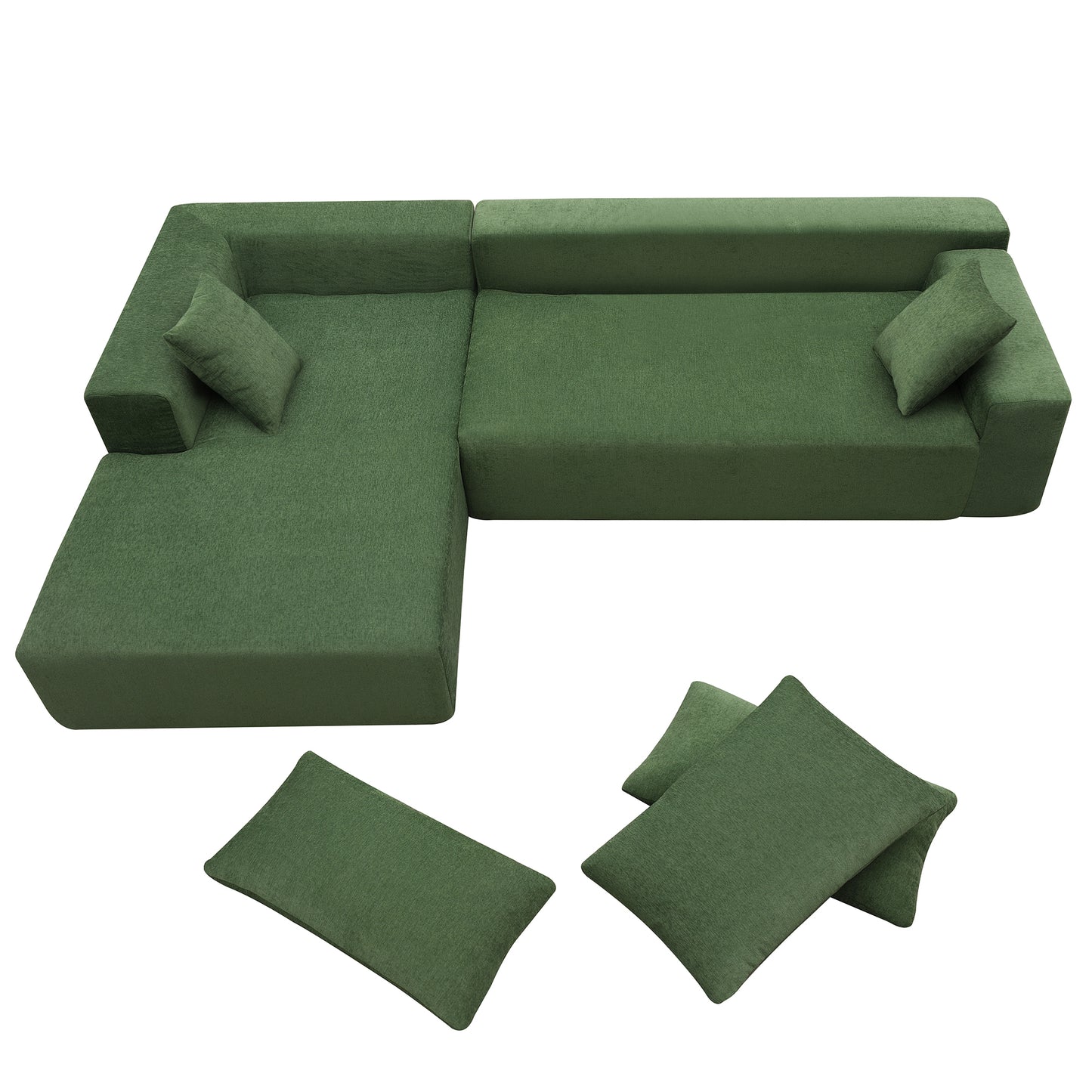 Sectional Sleeper, Living Room, 2 PC, L-Shape