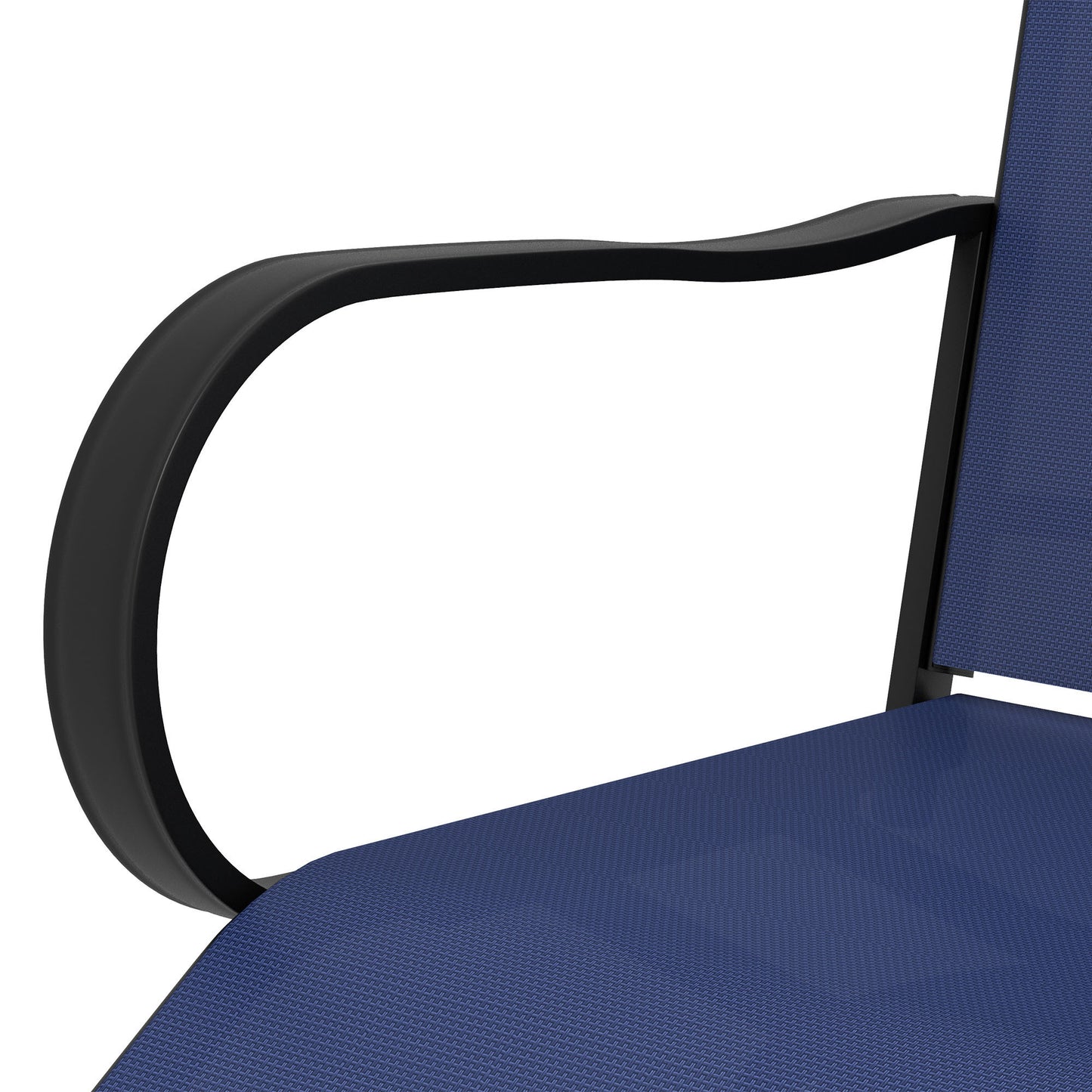 Outdoor Bar Stools, Armrests, 2 360° Patio Chair