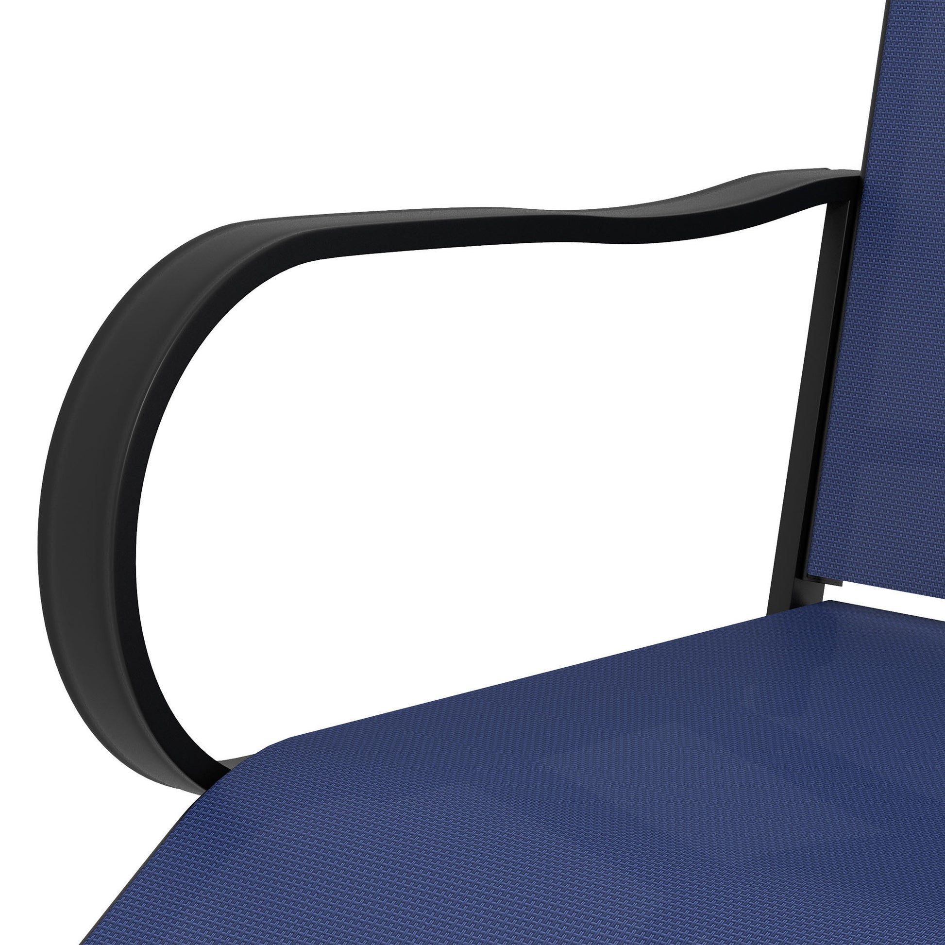 Outdoor Bar Stools, Armrests, 2 360° Patio Chair